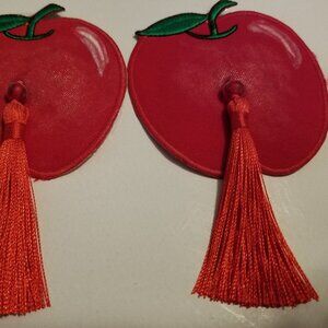 "Poison apple(s)?" Red Tasselicious Bigger Apples Pasties Set